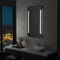 Miniatyrbillede 1 af 9: vidaXL LED-vægspejl til badeværelset 60x100 cm
