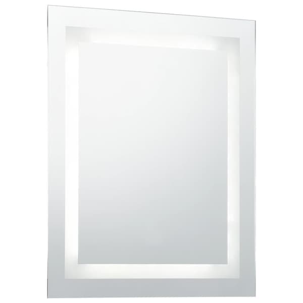 vidaXL LED-vægspejl til badeværelset 60x80 cm