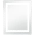 Miniatyrbillede 2 af 10: vidaXL LED-vægspejl til badeværelset 60x80 cm