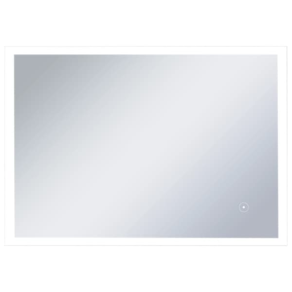 vidaXL LED-spejl til badeværelset med berøringssensor 100x60 cm