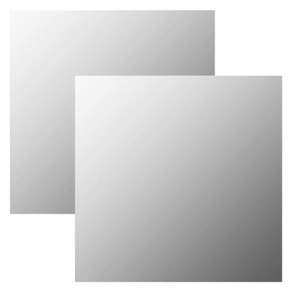 vidaXL Seinäpeilit 2 kpl 40x40 cm neliö lasi
