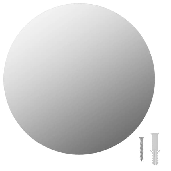vidaXL Rammeløst speil rundt 30 cm glass