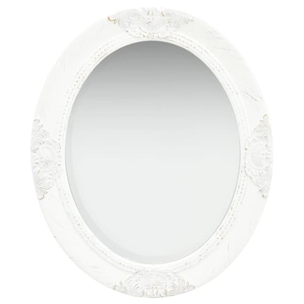 vidaXL Väggspegel barockstil 50x60 cm vit vidaXL Väggspegel barockstil 50x60 cm vit