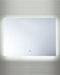 Miniatyrbild 5 av 8: Väggspegel Silver LED Ljus Rektangulär 60 x 80 cm Upplyst Anti Dimma System