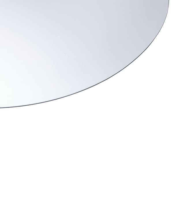 Seinäpeili hopea 60 x 80 x 3 cm lasi LED-valo ovaali ripustuskoukku huurtumisenesto