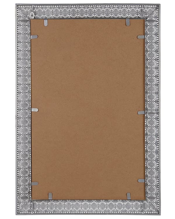 Väggspegel Guld Metall Ram Rund 60 x 90 cm Hängande Konvex Dekorativ Accentstycke