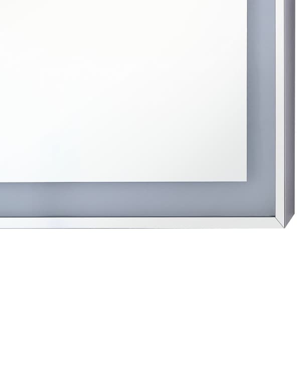 Vægmonteret Hængende LED Spejl 90 x 70 cm Rektangulær Moderne Badeværelse Glamour Make-up