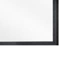 Miniatyrbillede 5 af 5: Vægspejl Sort MDF og Glas 60 x 90 cm Væghængt Rektangulær Spejl med Ramme Moderne Stue til Sminkebord Tilbehør Entrespejl til Pigeværelse