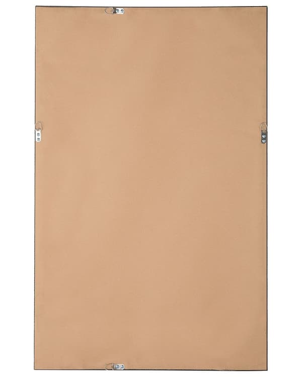 Væghængende Spejl Grå 60 x 91 cm Matt Finish Tyk Ramme