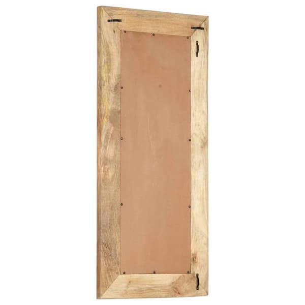 vidaXL Handsnidad spegel 110x50x2,5 cm massivt mangoträ