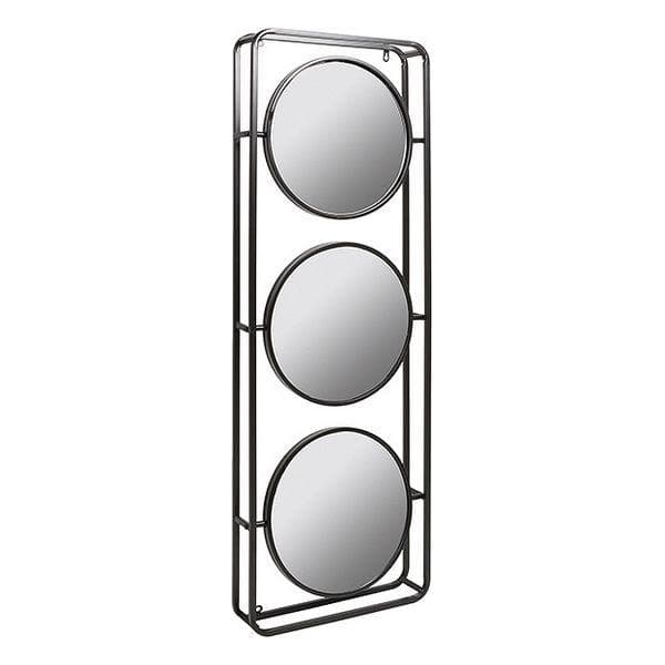 Väggspegel Triple Glas Järn (131 x 10 x 45 cm)