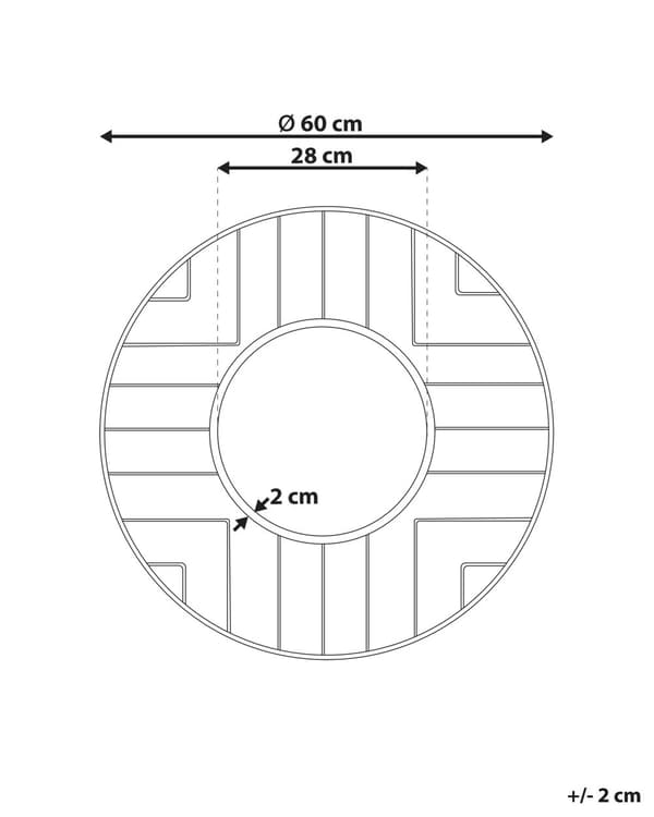 Vægspejl Guld Metal Jern ø 60 cm Rund Ramme Vægmonteret Hjemme Dekoration Moderne Design