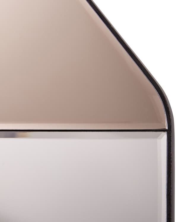 Vægspejl Sølv Metal Glas 52 x 54 cm Uregelmæssig Ramme Vægmonteret Hjemme Dekoration Moderne Minimalistisk