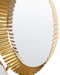 Miniatyrbild 5 av 5: Set av 5 Speglar Guld Metallram 65 x 39 cm Glamour Vardagsrum Sovrum Vägg Hängd