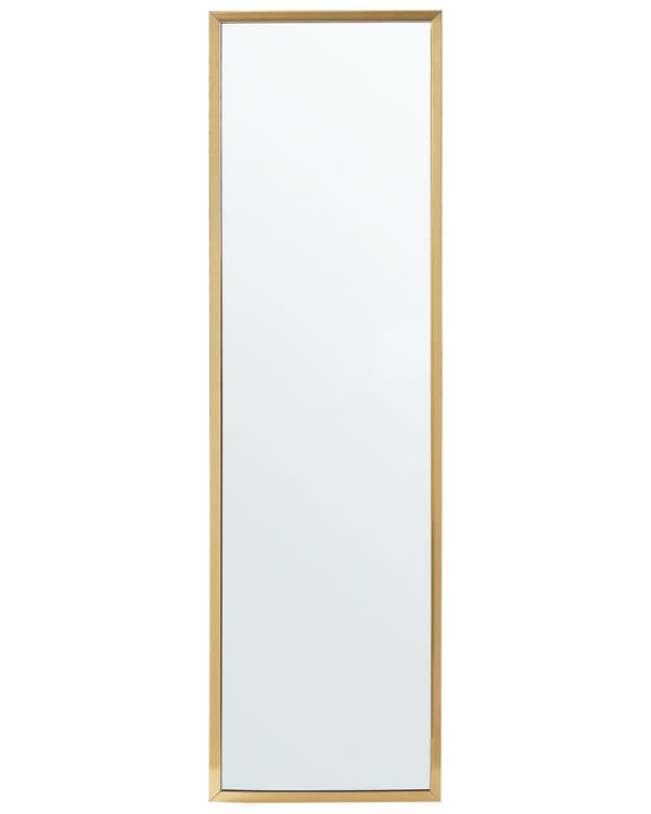 Stående Spegel Guld Glas Syntetiskt Material 40 x 140 cm med Ställning Modern Design med Ram