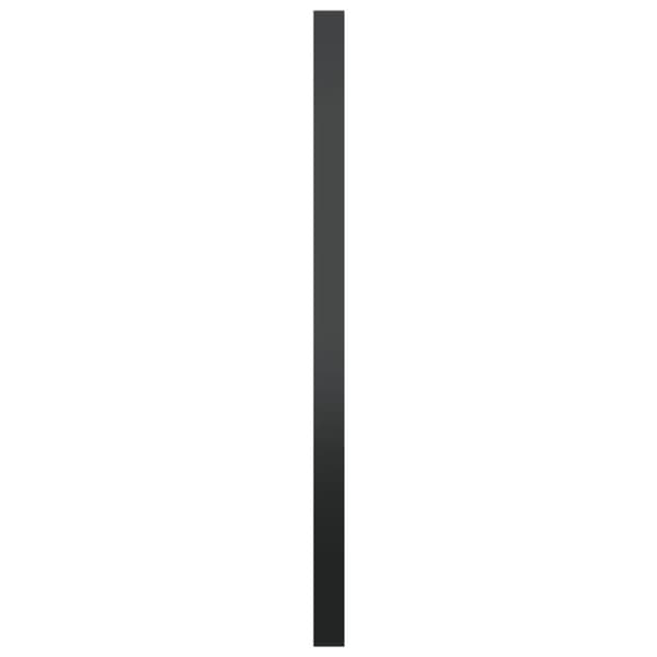 vidaXL Veggspeil 60 cm svart
