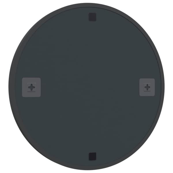 vidaXL Veggspeil 60 cm svart