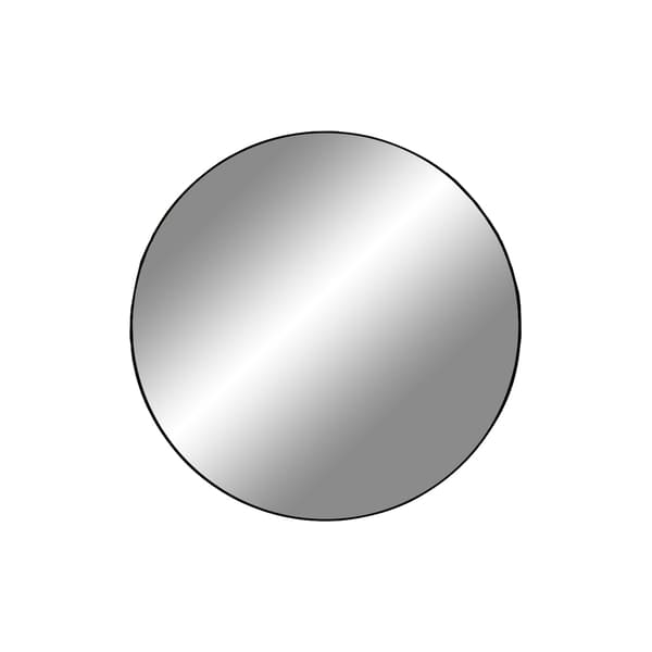 Jeanne spejl Ø40 cm ramme sort.