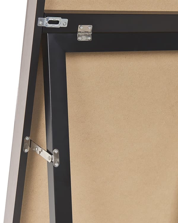 Stående Spejl Sølv Glas Syntetisk Materiale 40 x 140 cm med Stand Moderne Design med Stel