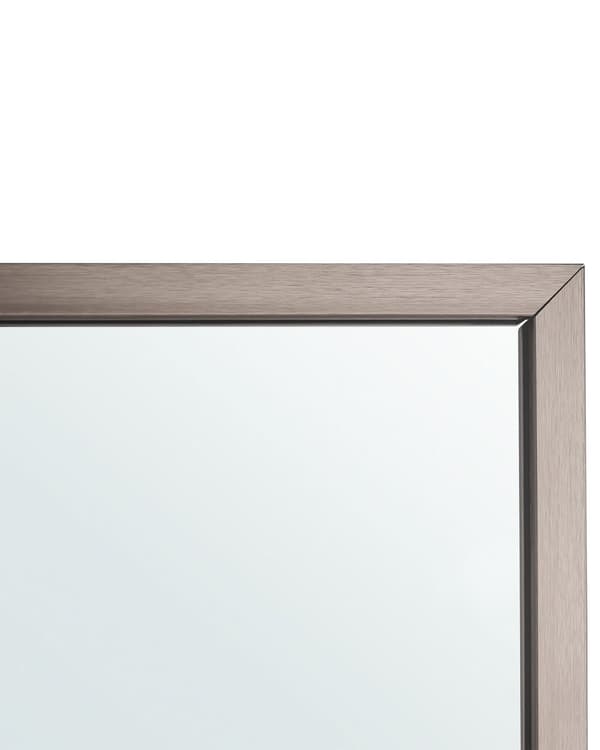 Stående Spejl Sølv Glas Syntetisk Materiale 40 x 140 cm med Stand Moderne Design med Stel