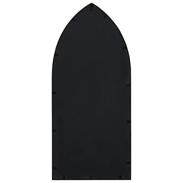 vidaXL Hagespeil svart 70x30 cm for utendørs bruk jern