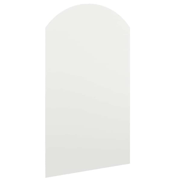 vidaXL Speil med LED-lys 70x40 cm glass oval