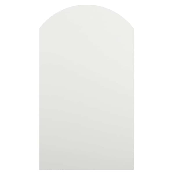 vidaXL Speil med LED-lys 70x40 cm glass oval