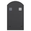 Miniatyrbilde 6 av 11: vidaXL Speil med LED-lys 70x40 cm glass oval