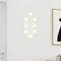 Miniatyrbild 3 av 11: vidaXL Spegel med LED-lampor 40x20 cm glas oval