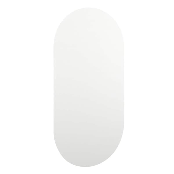 vidaXL Spegel med LED-lampor 40x20 cm glas oval