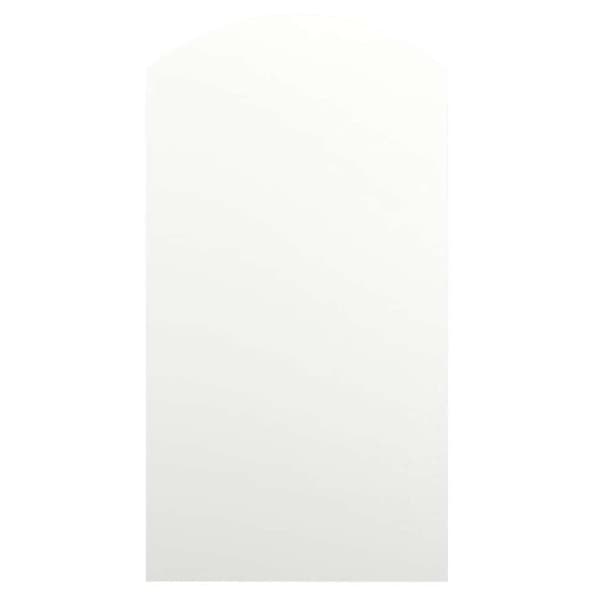 vidaXL spejl med LED-lamper 90x45 cm buet glas