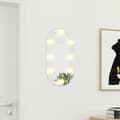 Pikkukuva 3 / 11: vidaXL Peili LED-valoilla 60x30 cm lasi soikea