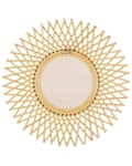 Miniatyrbillede 4 af 5: Vægspejl i Beige Farve ø 60 cm Rattan
