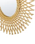 Miniatyrbillede 5 af 5: Vægspejl i Beige Farve ø 60 cm Rattan