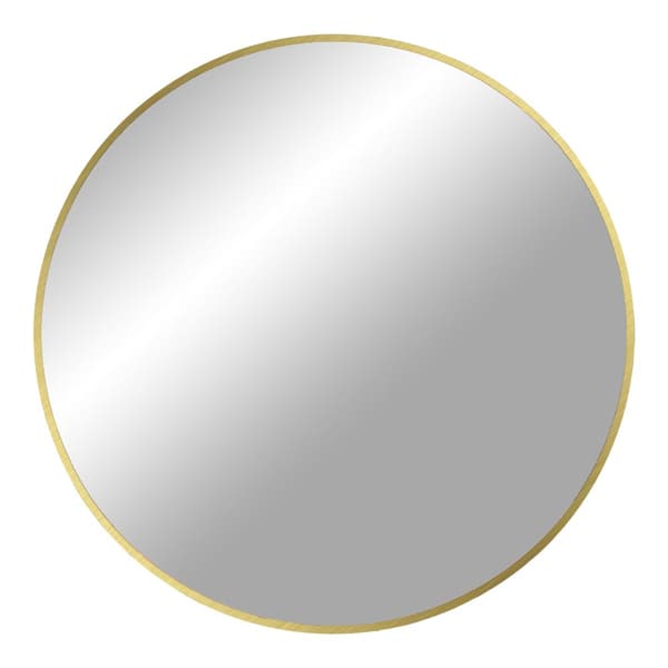 Madrid spegel Ø80 cm mässing.