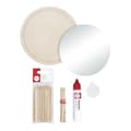 Miniatyrbild 3 av 4: Spegel - Sol - 32 cm - Rund - Beige - Att hänga - DIY i trä