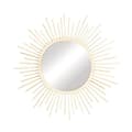 Miniatyrbild 2 av 4: Spegel - Sol - 32 cm - Rund - Beige - Att hänga - DIY i trä