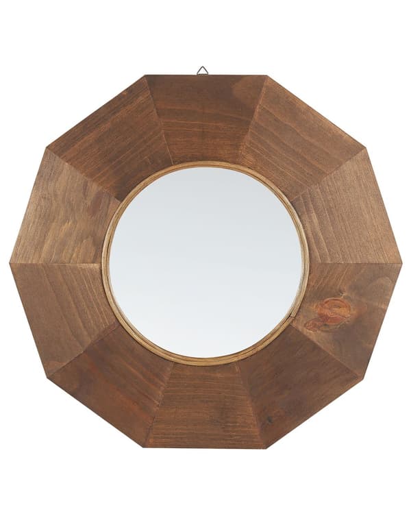 Vägg Hängande Spegel Hemdekor Poppelträ Ram Rustik Modern Design Vardagsrum Möbler Sovrum