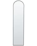 Pikkukuva 4 / 7: Seisova peili musta 36 x 150 x 40 cm alumiini lasi ovaali kokovartalo moderni