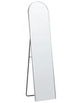 Pikkukuva 1 / 7: Seisova peili hopea 36 x 150 x 40 cm alumiini lasi ovaali kokovartalo moderni