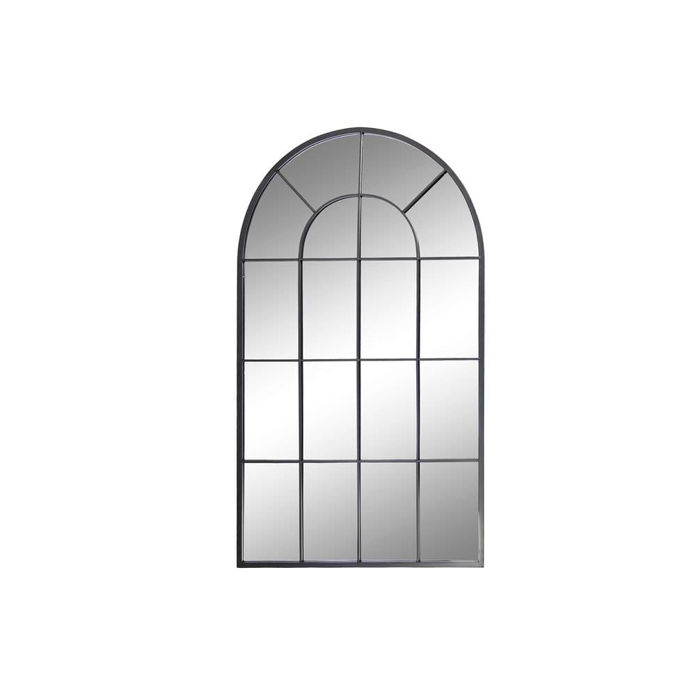 Väggspegel DKD Home Decor Glas Svart Järn (70 x 2,5 x 120 cm)