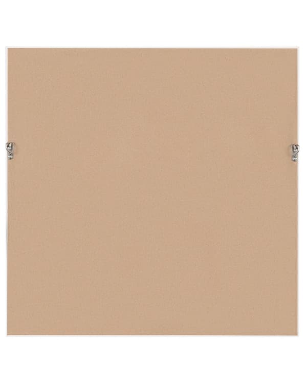 Veggspeil Grå Syntetisk ramme 50 x 50 cm Firkantet Moderne Minimalistisk Bad Gang Soverom Tilbehør