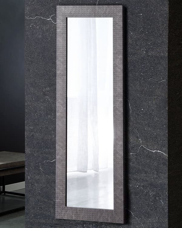 Veggmontert hengespeil Svart 50 x 130 cm Retro Klassisk Stue Soverom Entré