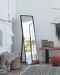 Miniatyrbilde 4 av 11: Gulvspeil svart ramme 40 x 140 cm moderne