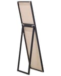 Miniatyrbilde 8 av 11: Gulvspeil svart ramme 40 x 140 cm moderne