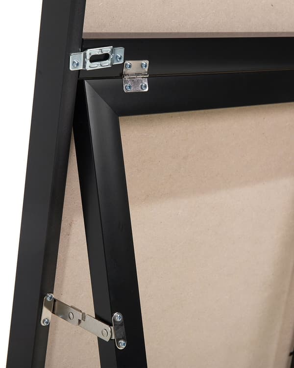 Gulvspeil svart ramme 40 x 140 cm moderne