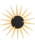 Miniatyrbilde 6 av 7: Vegghengespeil gull 60 cm rund solform Sun Shape Sunburst dekorativt aksentstykke stue soverom vintage glamour retro Hollywood