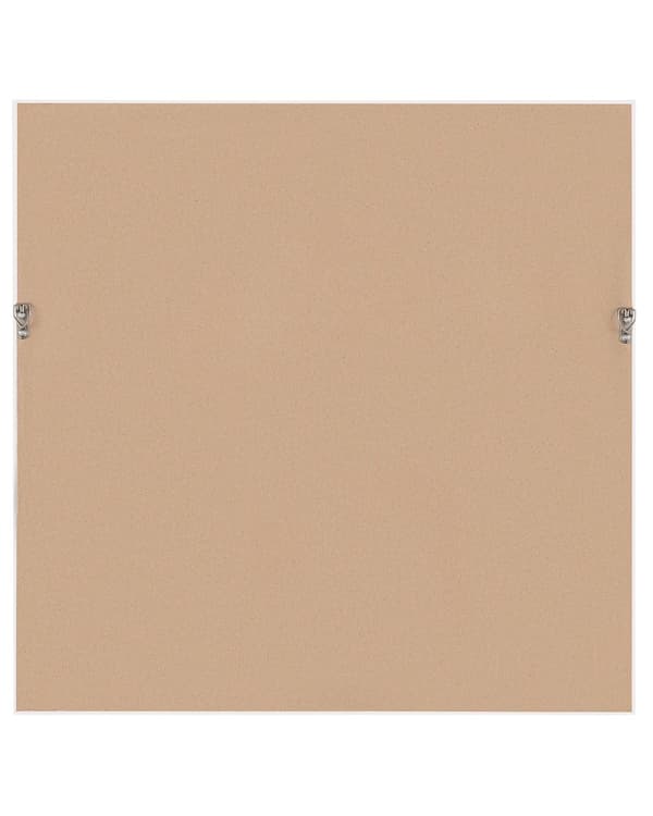 Veggspeil Svart Syntetisk ramme 50 x 50 cm Firkantet Moderne Minimalistisk Bad Gang Soverom Tilbehør