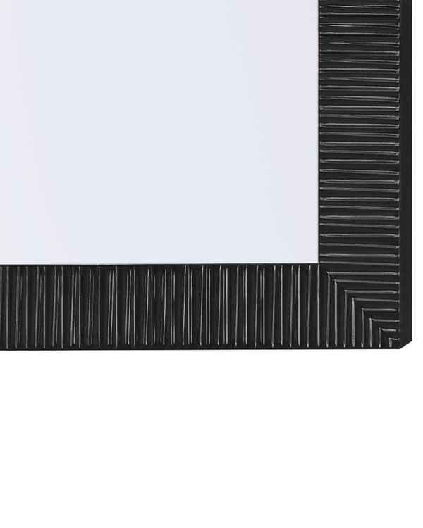 Vegghengende Speil Svart 50 x 130 cm Innrammet Moderne Stue Gang