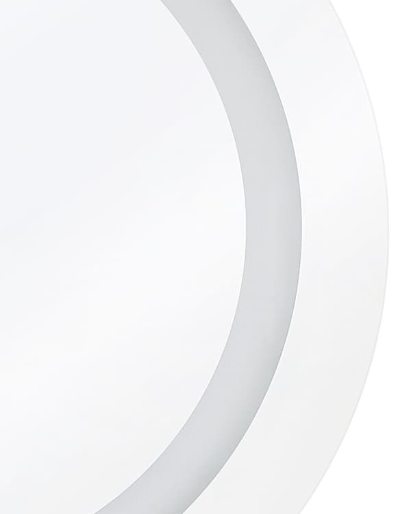 Veggmontert Hengende LED-speil 58 cm Rundt Moderne Baderomsspeil Sminkespeil Soverom